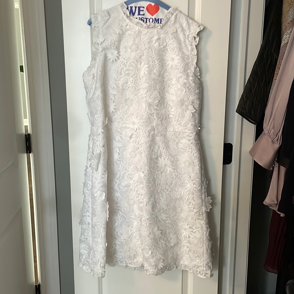 White jcrew dress